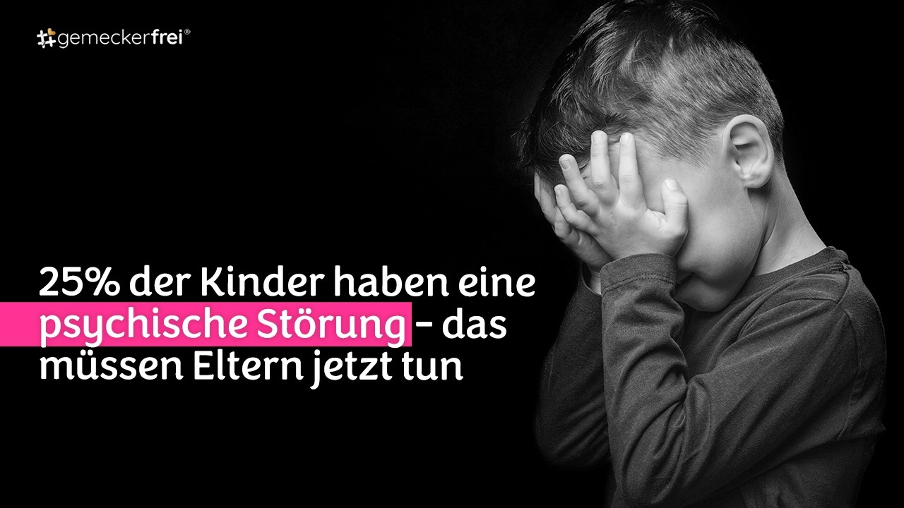 Angststörungen und Depression: jedes 4. Kind ist betroffen