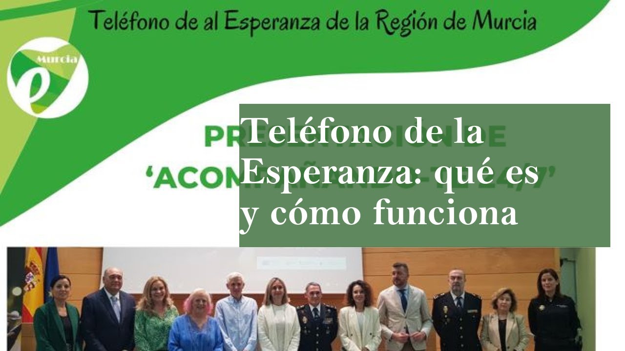 Teléfono de la Esperanza: qué es y cómo funciona -generaciónSENIOR